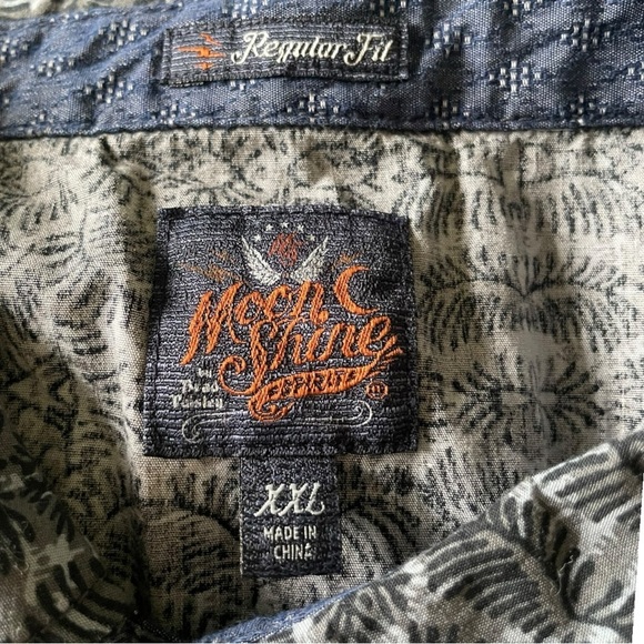 Moonshine Brad Paisley Western Pearl Snap Button Down Shirt Men's XXL - Picture 7 of 9